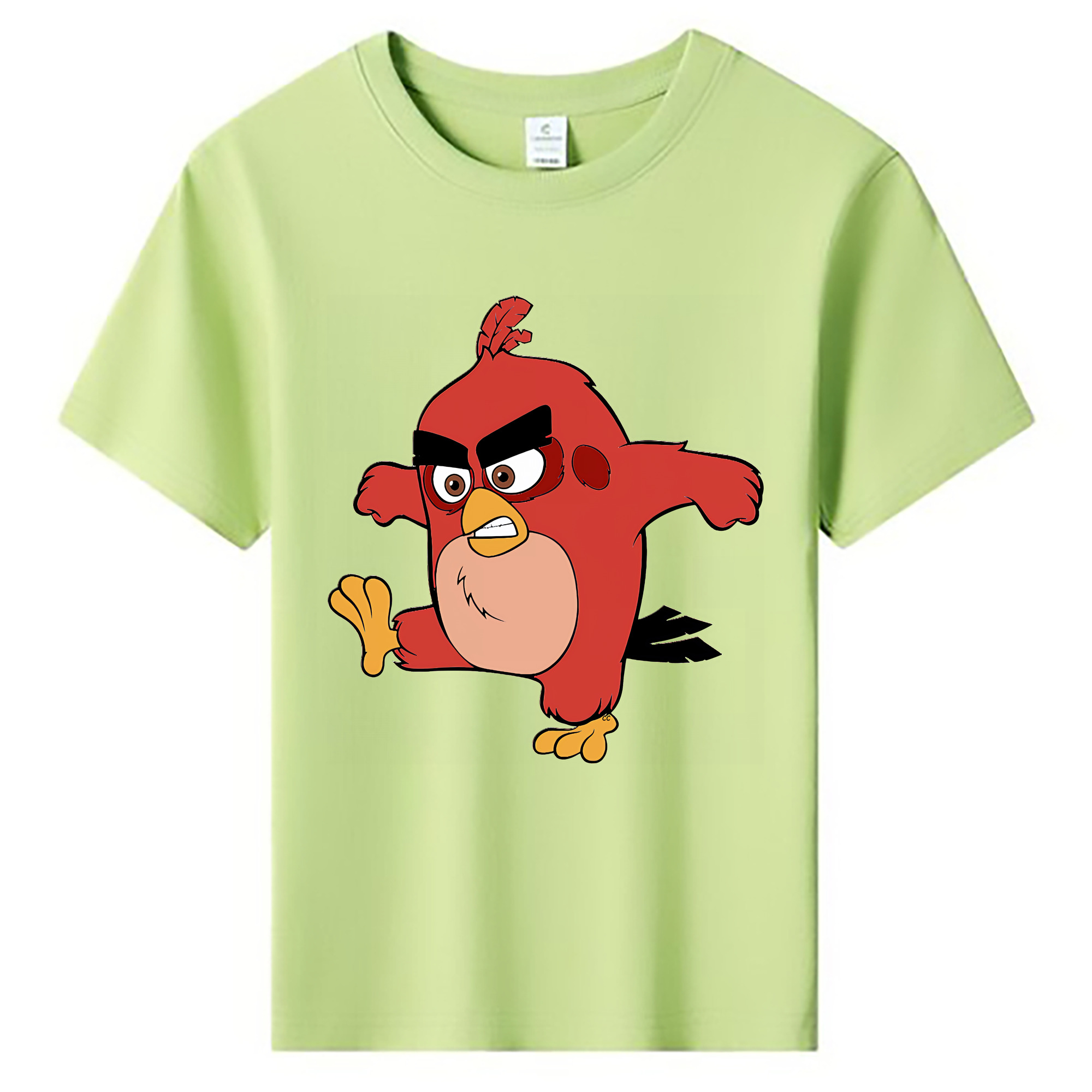 （画像用） Angry Birds アングリーバード 綿100％キッズTシャツ（フロントプリント）
